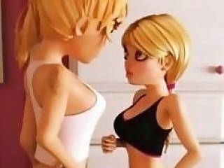 The Futa Sisters Are Caught By Their Mother During A 3d Family Sex With English Voices