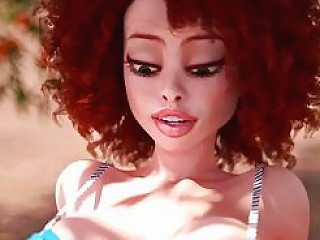 TRANNYONE @ A Futanari Shemale Engages In Sexual Activity With A Horny Girl In A 3d Animated Video